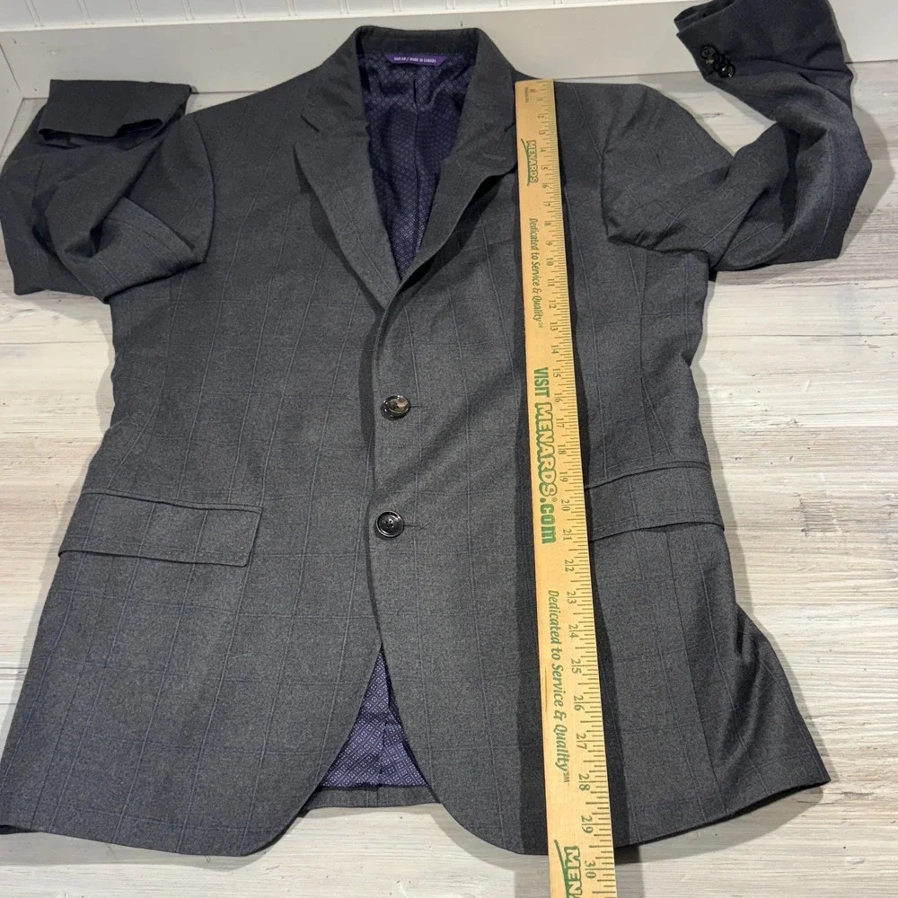 Ted Baker Blazer Men's Size US 38R 100% Wool 2 Button‎